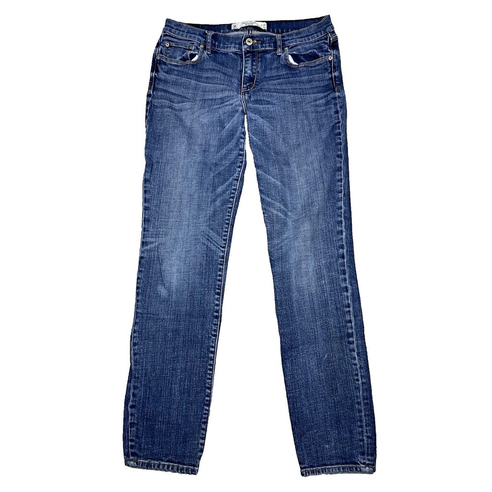 Abercrombie Fitch Perfect Stretch Skinny Jeans Slim Fit Medium Wash Women Sz 29